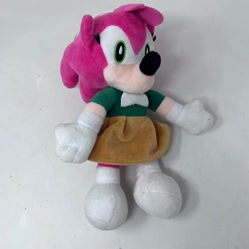 Toy Factory‎ Sonic the Hedgehog 2 Plush Lot Knuckles Amy Blue Pink Red 12
